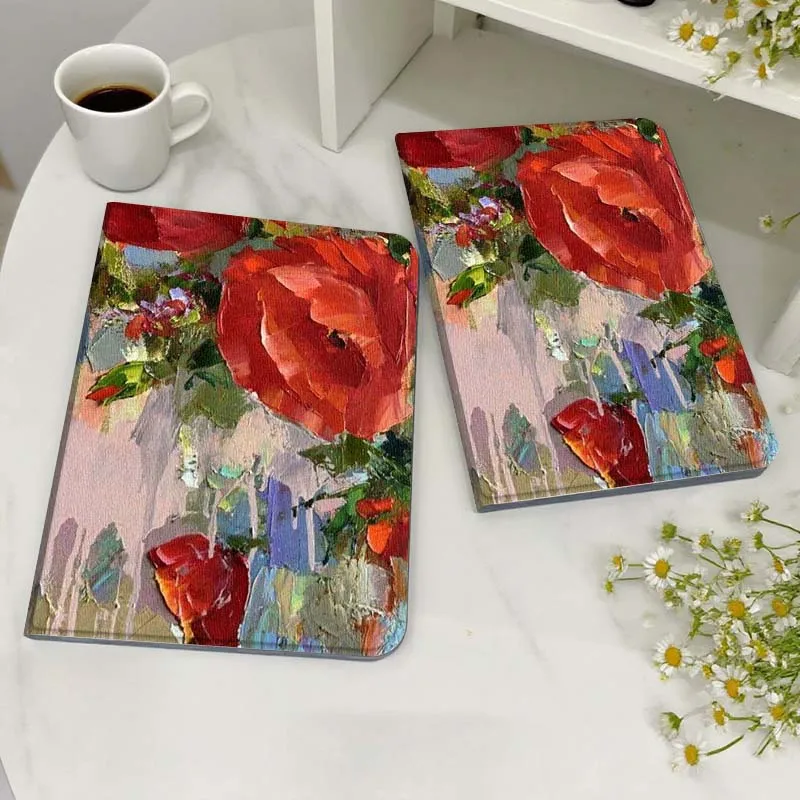 

Colorful Flower Bouquet Paint Case For Honor MagicPad MatePad M5 8 9 2 3 10 12 X V7 V8 X8 X9 V9 GT X9a GT2 S Air Pro Tablet