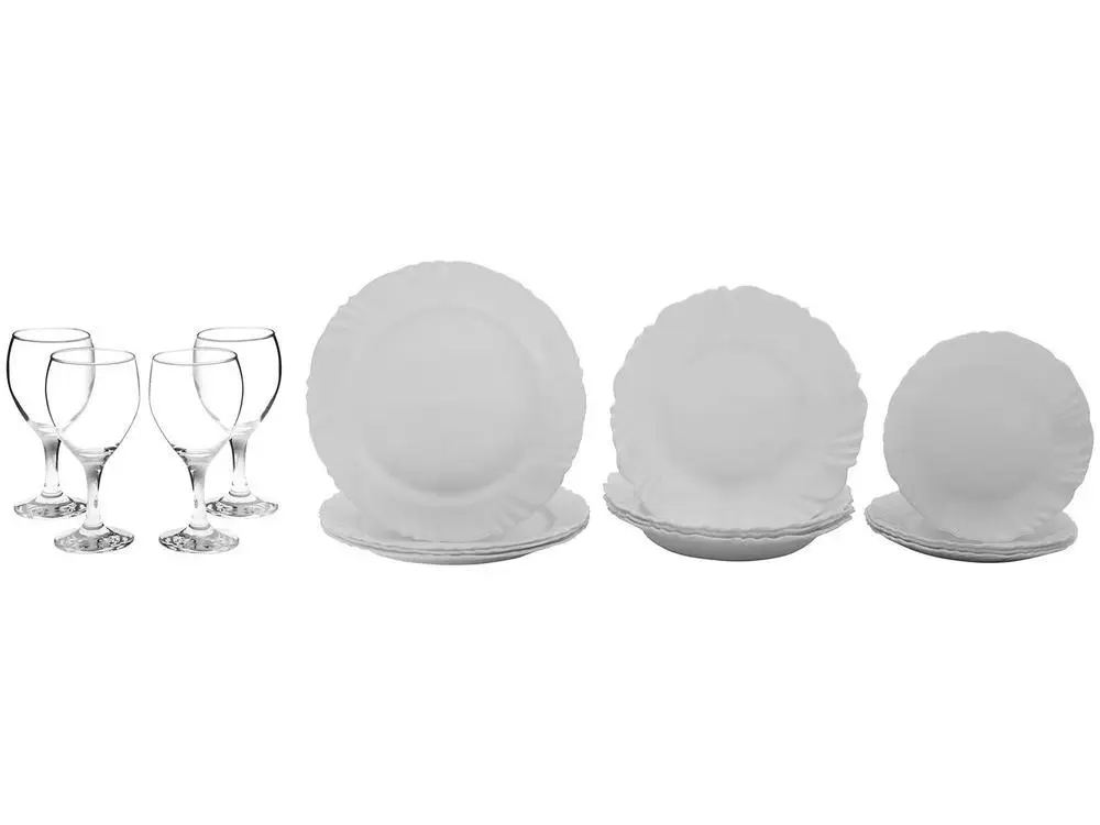 وعاء عشاء نادر ، 16 قطعة #1