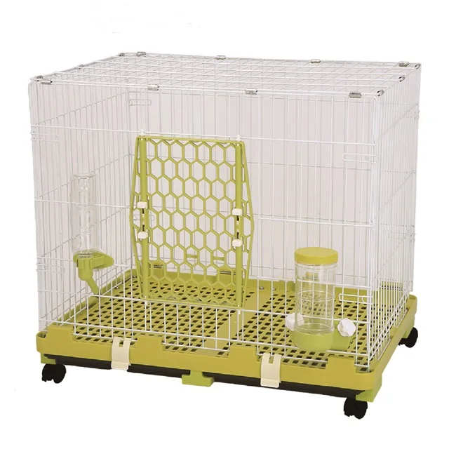 

610-L Wire Puppy & Dog Cage with Lockable Wheels