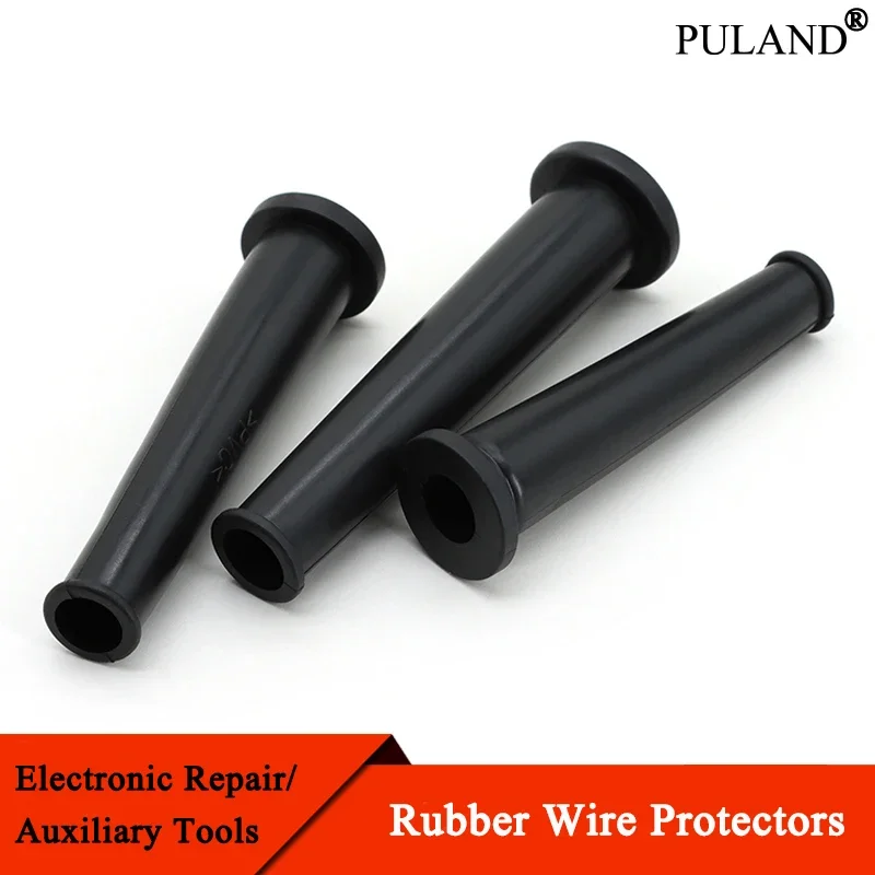 Rubber Wire Protector 9/10/12mm Cable Sleeve Boot Cover For Angle Grinder Wire Electric Drill Cable Connect Protection