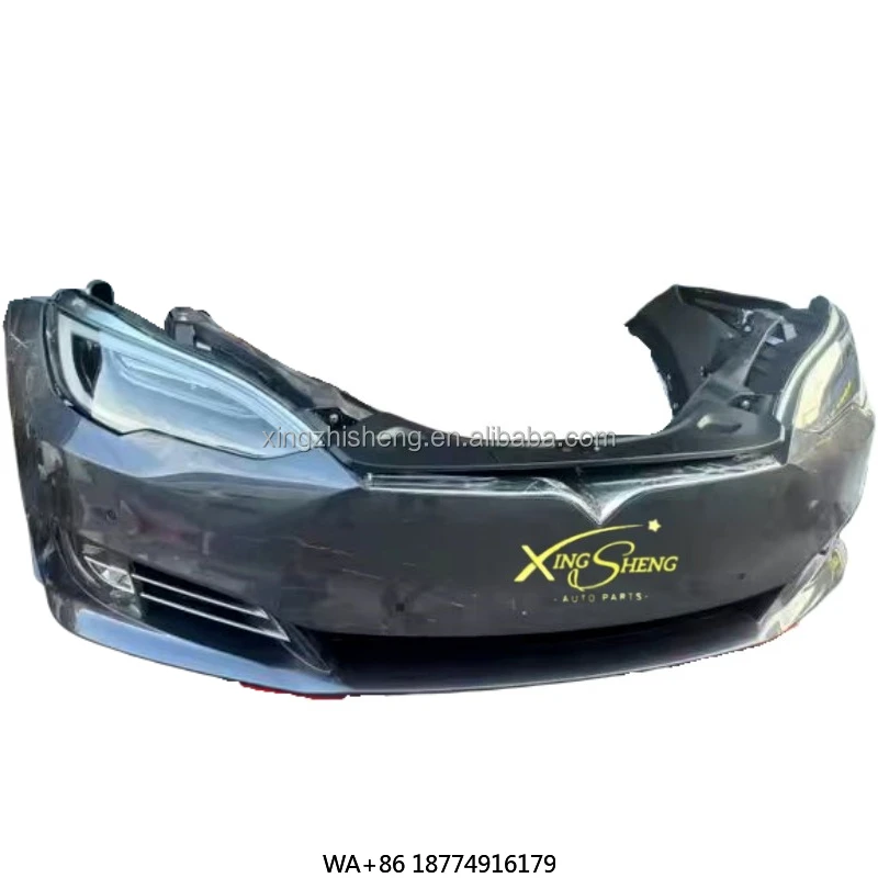 

Оригинальные б/у решетки переднего бампера, жалюзи для фар для модели S, в комплекте с панелями крыльев радиатора, вырезами противотуманных фар