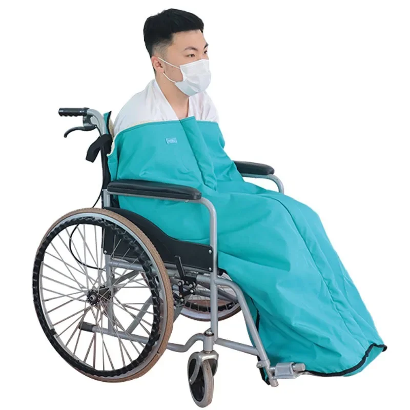 

Wheelchair Windproof Blanket Cover Warm Cold Proof Thickened Waterproof Elderly Wheelchair Cover Outdoor Knee Leg Warm Blanket