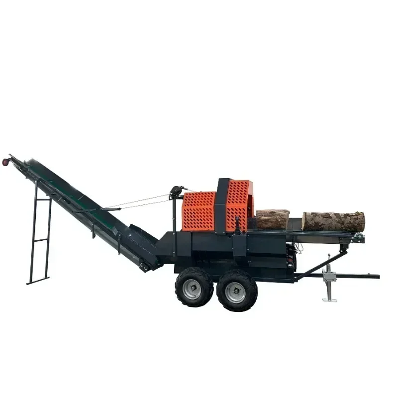 Forestry Machinery Home Use Ce Certified Log Splitters Wood Processor Wood Splitting Automatic Firewood Machine