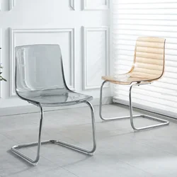 Office Kitchen Cesca Dining Chairs Nordic Modern Acrylic Transparent Seats Restaurant Party Sillas Para Comedor