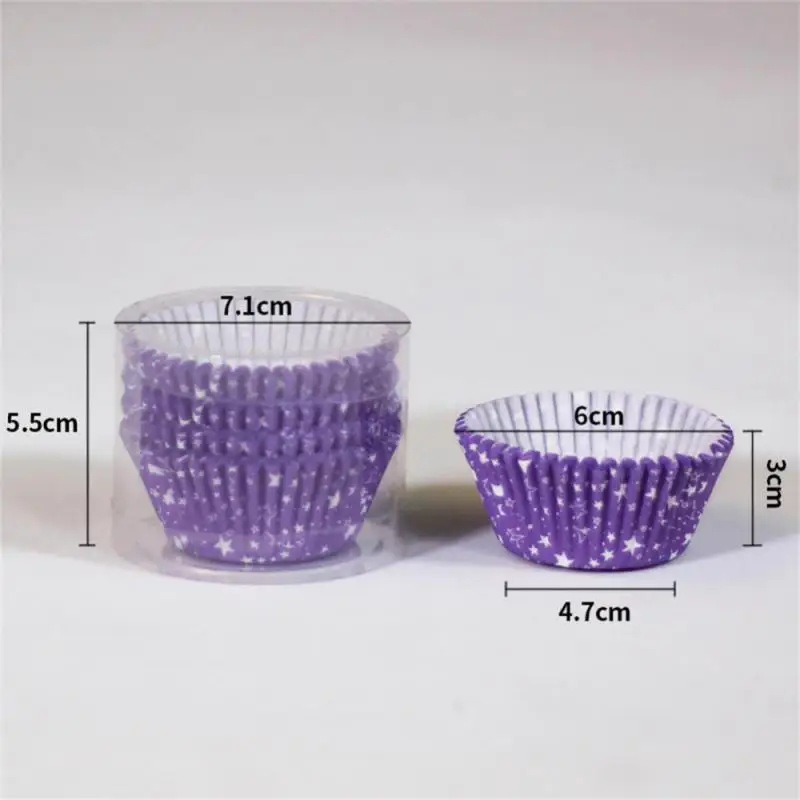 100PCS Cupcake Paper Cups Muffin Cupcake Liner Baking Muffin Box Cup Tray Wedding Party Wrapper Paper Birthday Party Decor