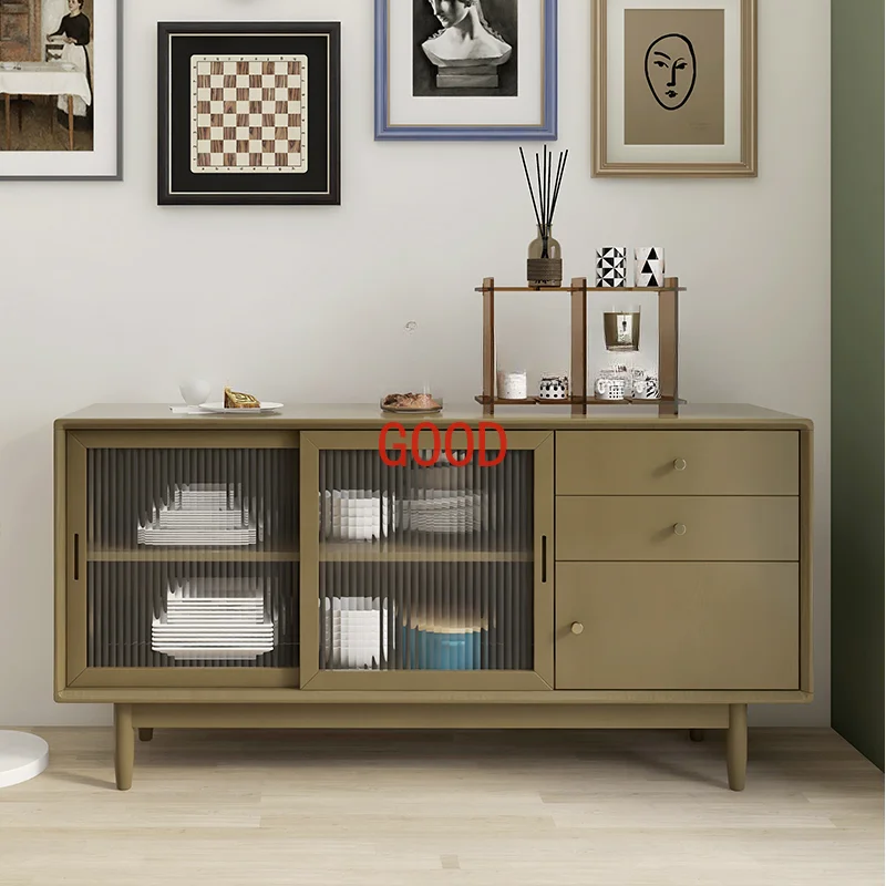 

Italian Side Cabinet Modern Simple Storage Locker Nordic Equipment Sideboard Home Wall Cabinet