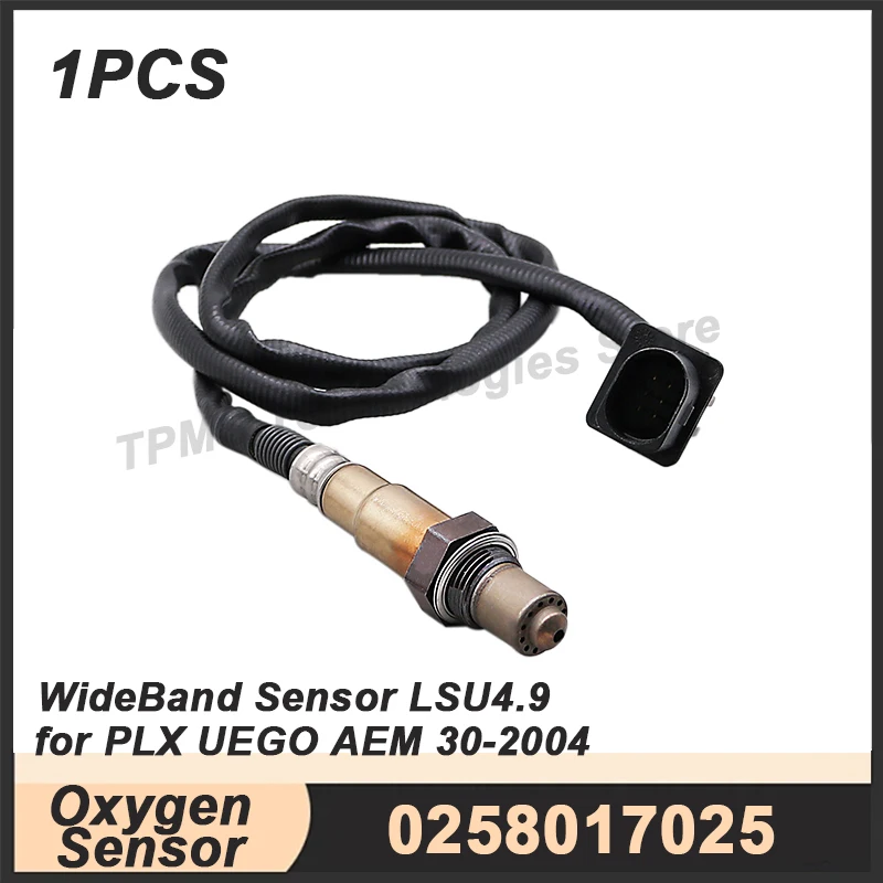 

1PCS 0258017025 WideBand Oxygen Lambda Sensor LSU4.9 For PLX UEGO AEM 30-2004