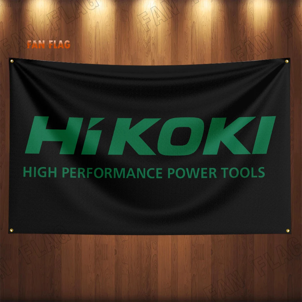 3x5 Ft Hikokis Tool Flag logo Polyester Printed Electrician Banner For Decor flag banner Hand Tool Powel Tools and accessories