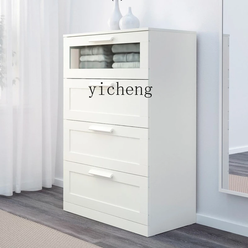 ZC Three Four Five Chest of Six Drawers Modern Simple Locker Storage Household Drawer Chest of Drawers