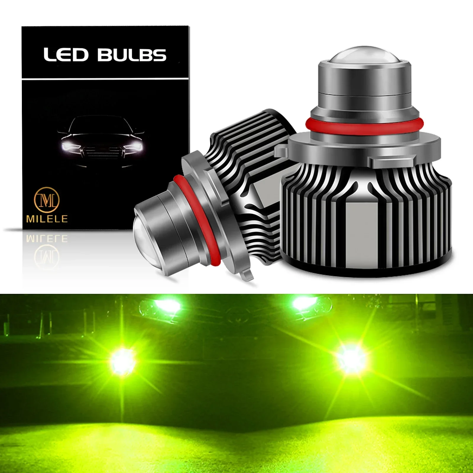 

Upgrade Your Car with Mini Bi-LED Projector Lens Fog Light Lens and 9005 9006 HB3 HB4 H7 H8 H9 H11 LED Headlight Bulbs