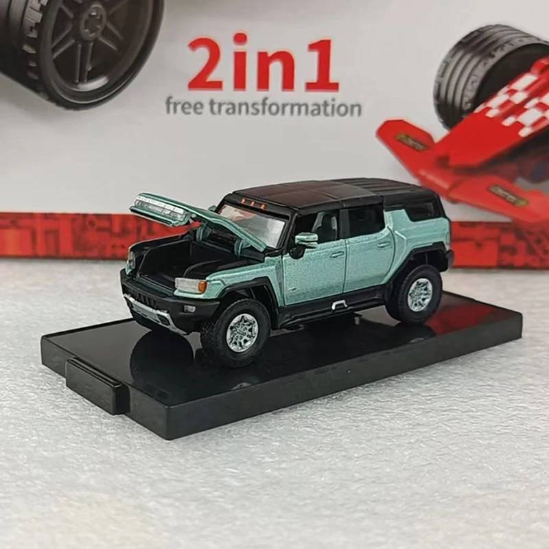 New Model Car 1/64 Scale HUMMER EV Special Edition Alloy Diecast Toys Classical Cars Model Vehicle Toy Collection Decoration