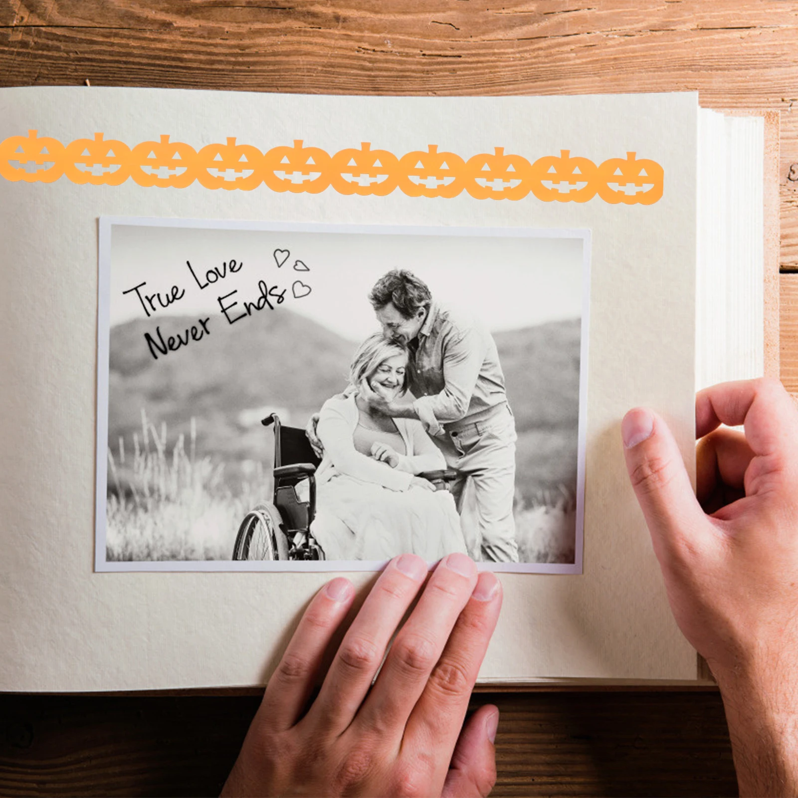 

2 Rolls Pumpkin Themed Halloween Tape Decorative Adhesive Tape for Holiday Crafts Gift Tapes Halloween Supplies