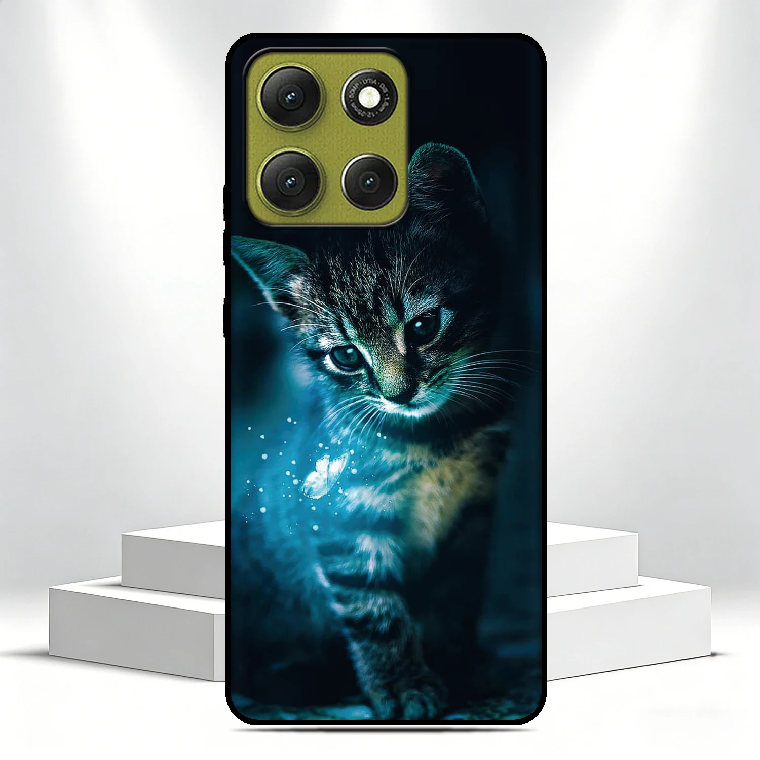 Cat Flower Rose Phone Case For Nokia C32 G42 6.2 7.2 G21 C21 C01 G11 Plus C12 C31 C02 G22 G20 G10 C10 C20 8 C3 Custom Cover view 4