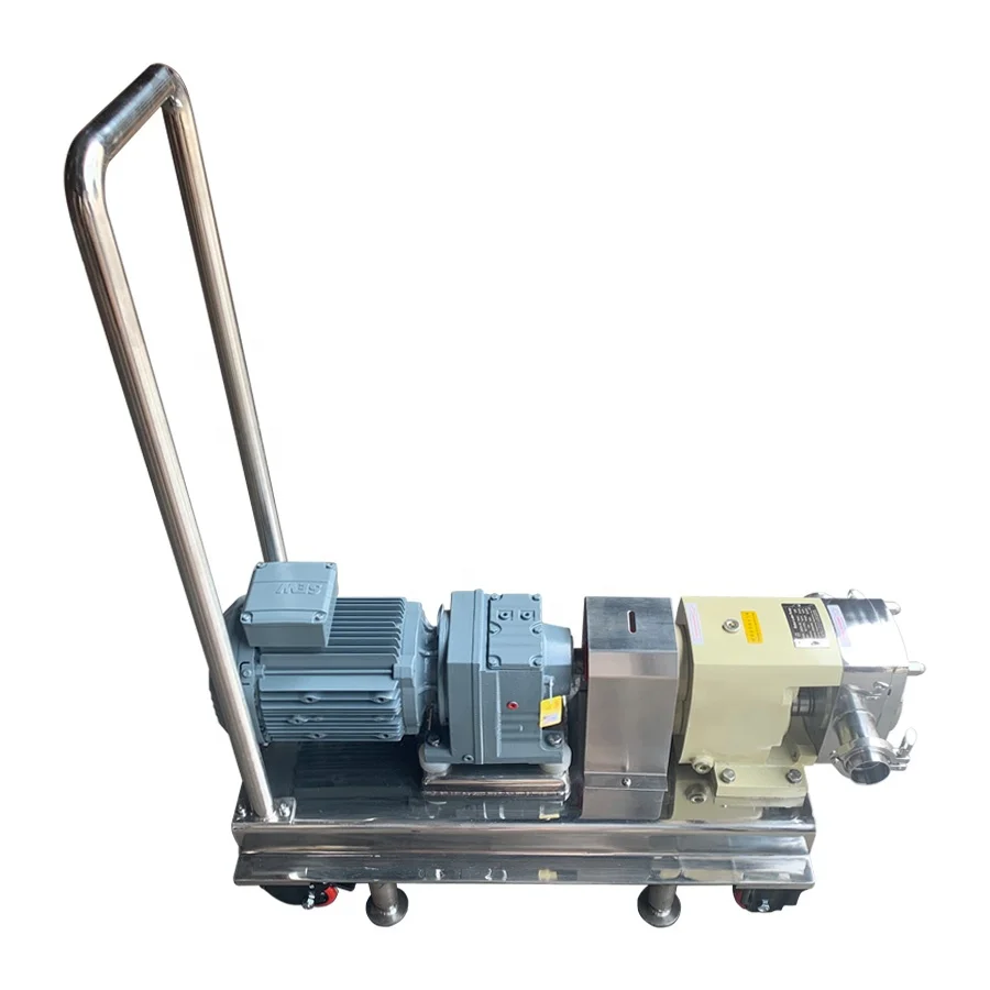 Bomba de lóbulos para transferencia de ketchup