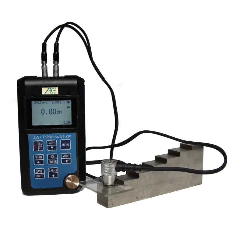 Hot-selling/Portable Wall Digital Through-coating Ultrasonic Thickness Gauge(echo to Echo)_ SW7