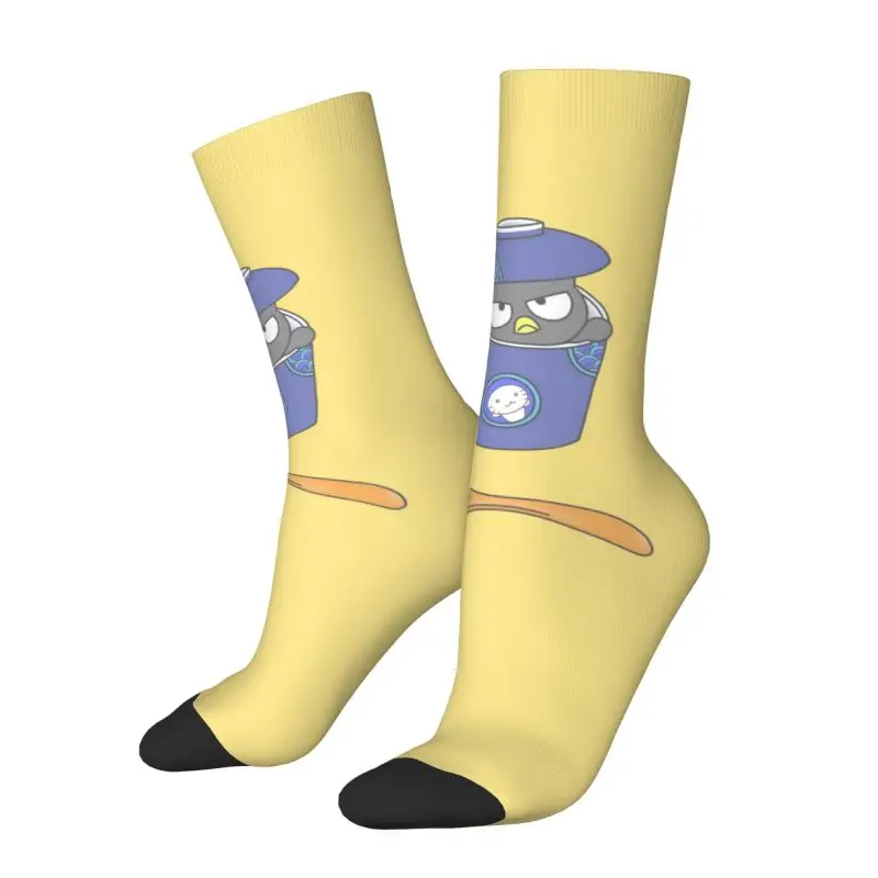 

Custom BADBADTZ-MARU Anime Mens Crew Socks Unisex Kawaii 3D Printing Dress Socks