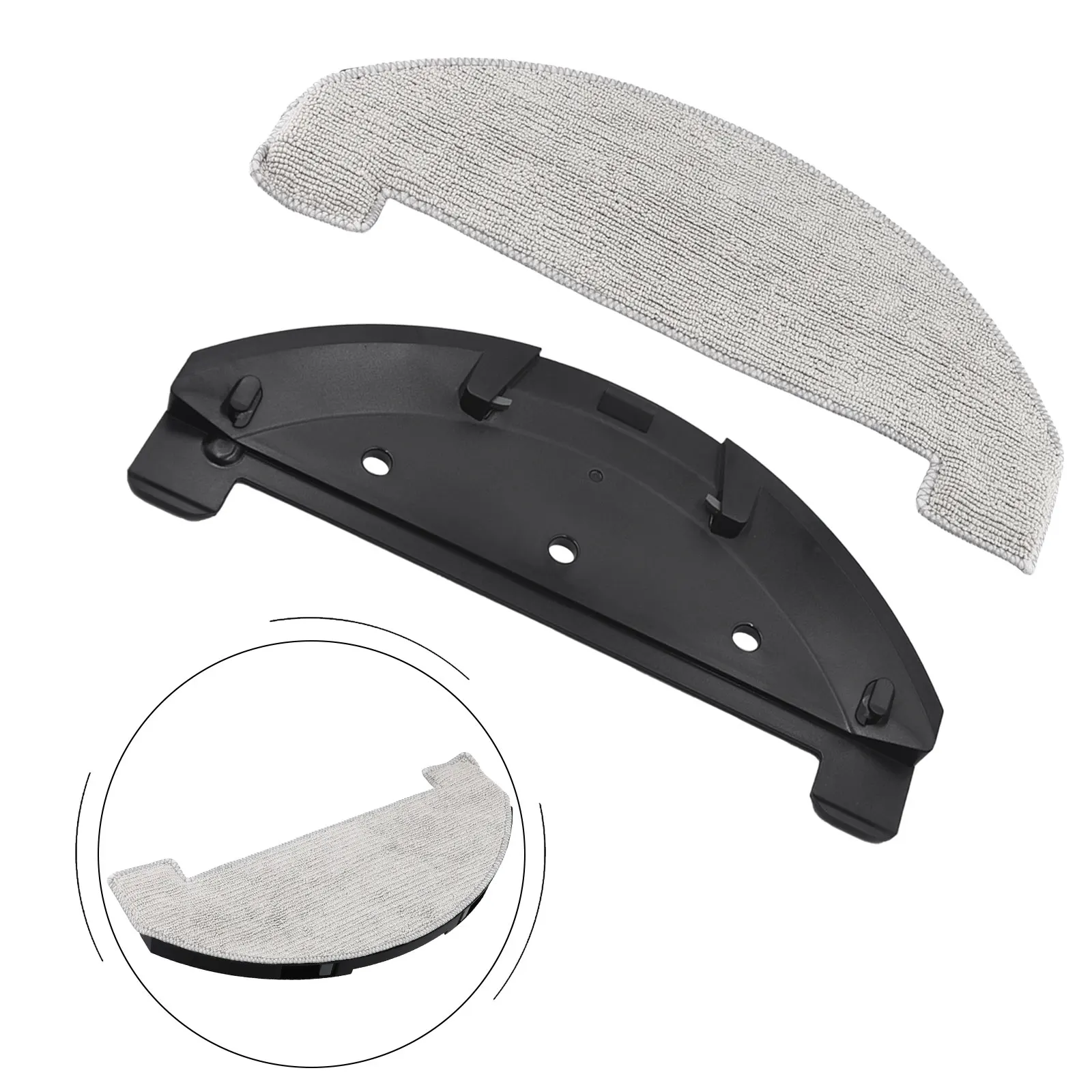 Uchwyt na mop, ściereczki do mopa do Laresar, do robota sprzątającego L6 Pro, akcesoria do inteligentnego robota odkurzającego, akcesoria do czyszczenia.