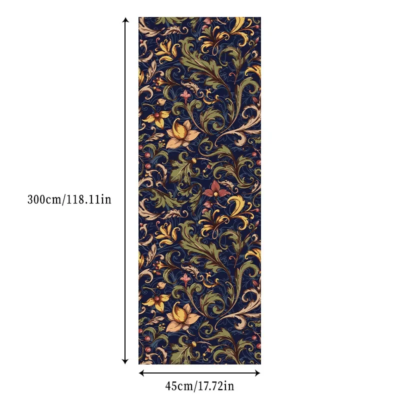 미국의 럭셔리 레트로 벽 스티커 PVC 자체 접착 벽지 TV 배경 벽 단장 한 가구 스티커 3d 벽지