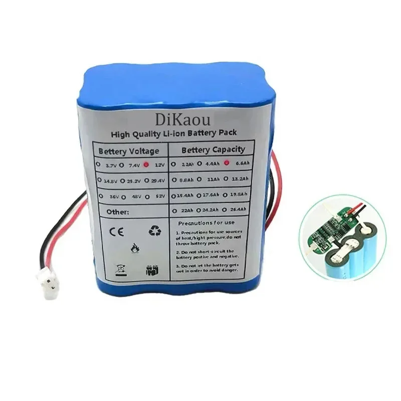 12V 3S2P 18650 Lithium-ion Batte Pack 5600mAh High Capacity Suitable for Sweeping Robot F9 D9P 2150P Vacuum Cleaner Backup Batte