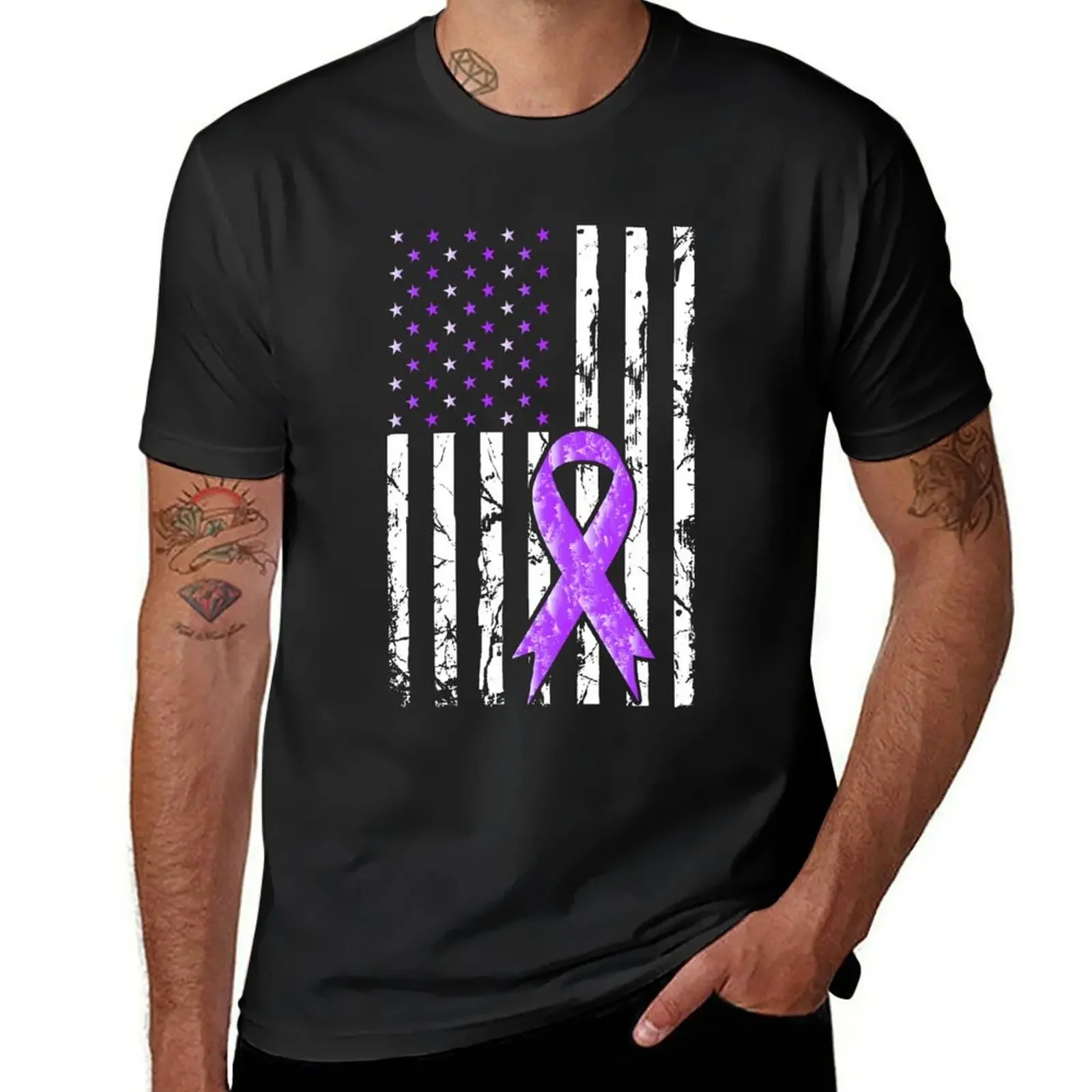 

Copy of I Wear PurpleAlzheimer's Awareness Support T-Shirt custom t shirt cute tops Funny t-shirt t shirt for men
