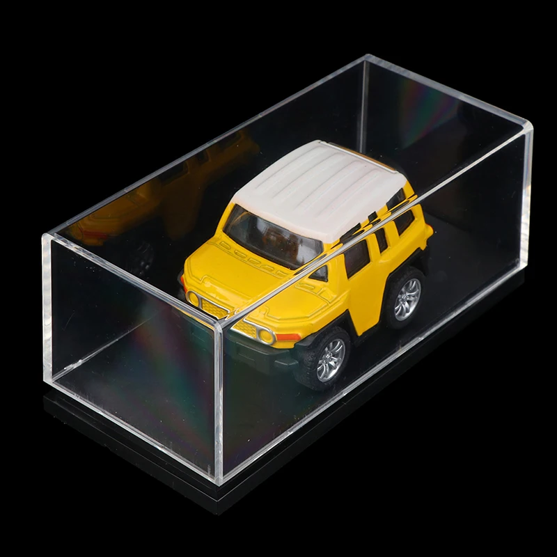 1:64 Car Model Display Box Transparent Protective Case Acrylic Dust Hard Cover Storage Holder