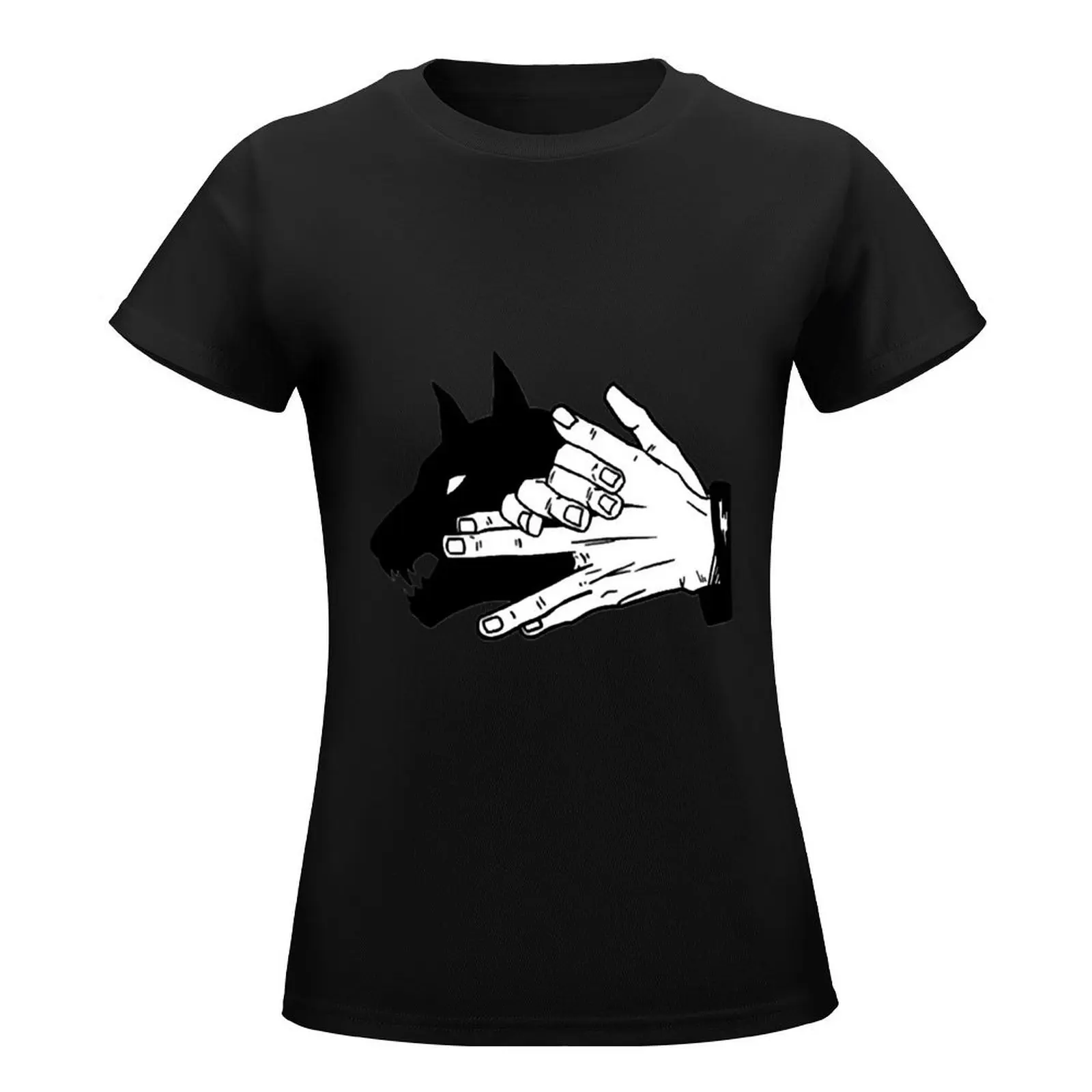 Divine Dogs (black) Jujutsu Essential . T-Shirt customizeds shirts graphic tees T-shirts for Women