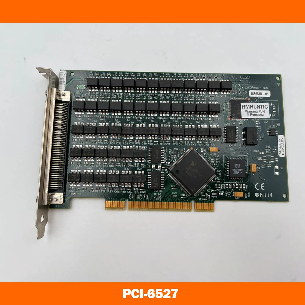 For NI data collection DAQ card PCI-6527