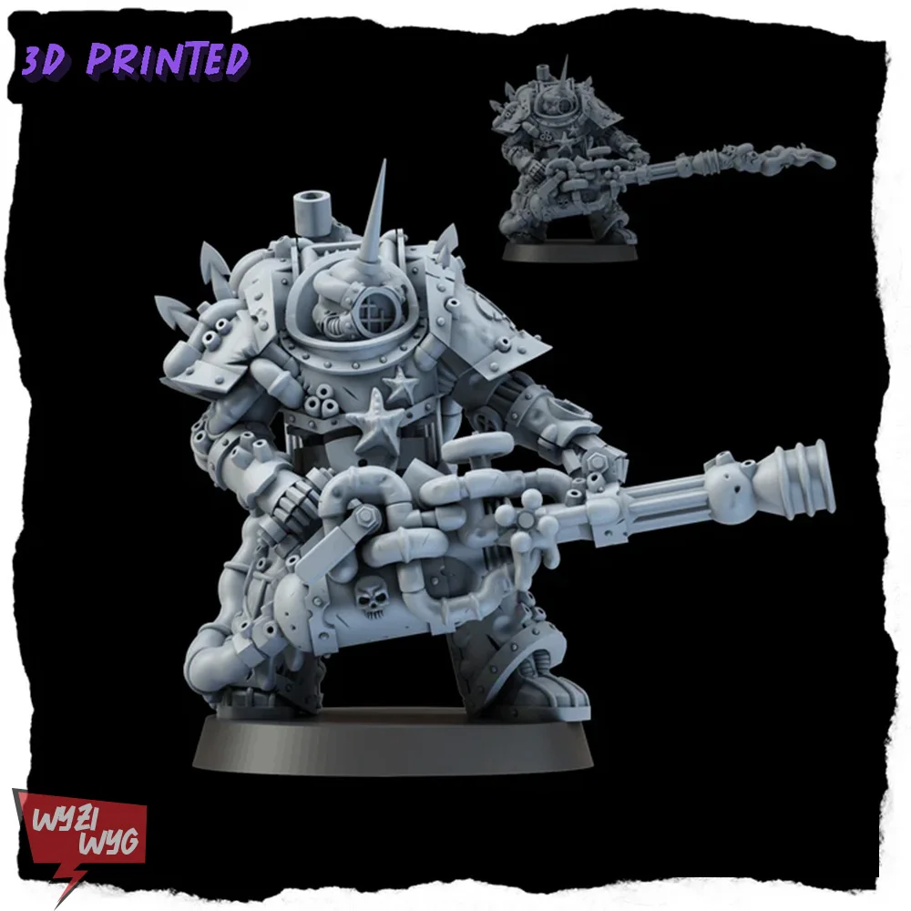 Fetid Dredge Flammer Miniatur, Figur, Space Walker, Plasma pistole, HD 3D gedrucktes Harz modell, Action Guard Proxy Wargame