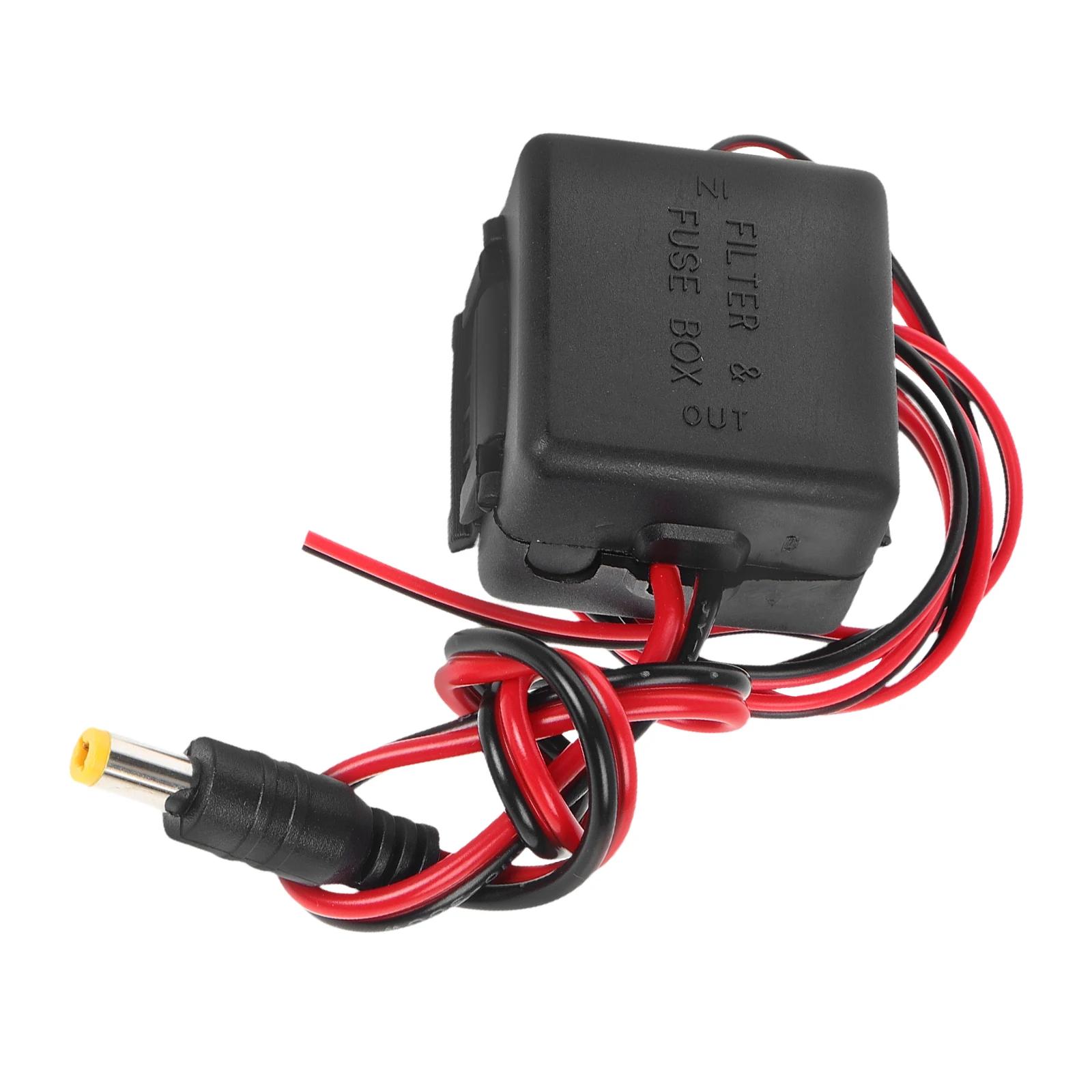 

24V to 12V Power Converter Voltage Regulator Plug Adapter DC Supply Inverter Black Plastic Car Electronics Security
