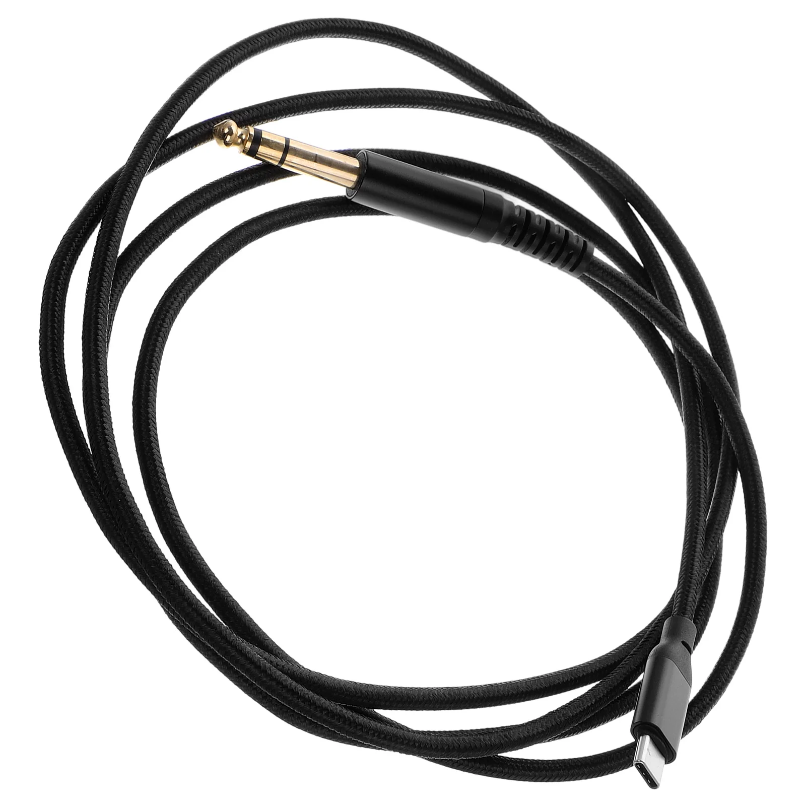 

1pcs TYPE-C to Connection Cable Black Durable Adapter Cord for Guitar Audio Patch USB C Digital Sound Conversion