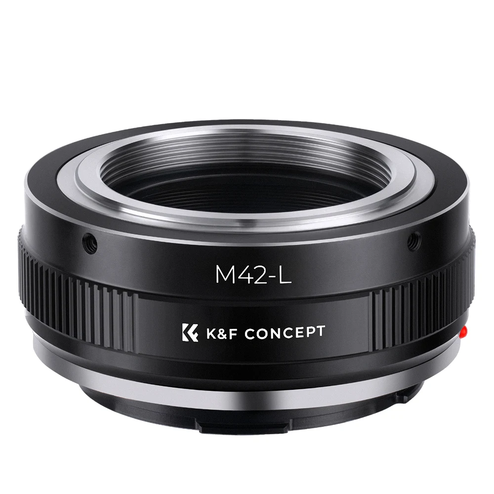 K&F Concept M42-L Mount Adapter Ring for M42 Mount Lens to Leica Camera Body for Panasonic Lumix S1 S1R S1H ,Leica SL SL2 T TL