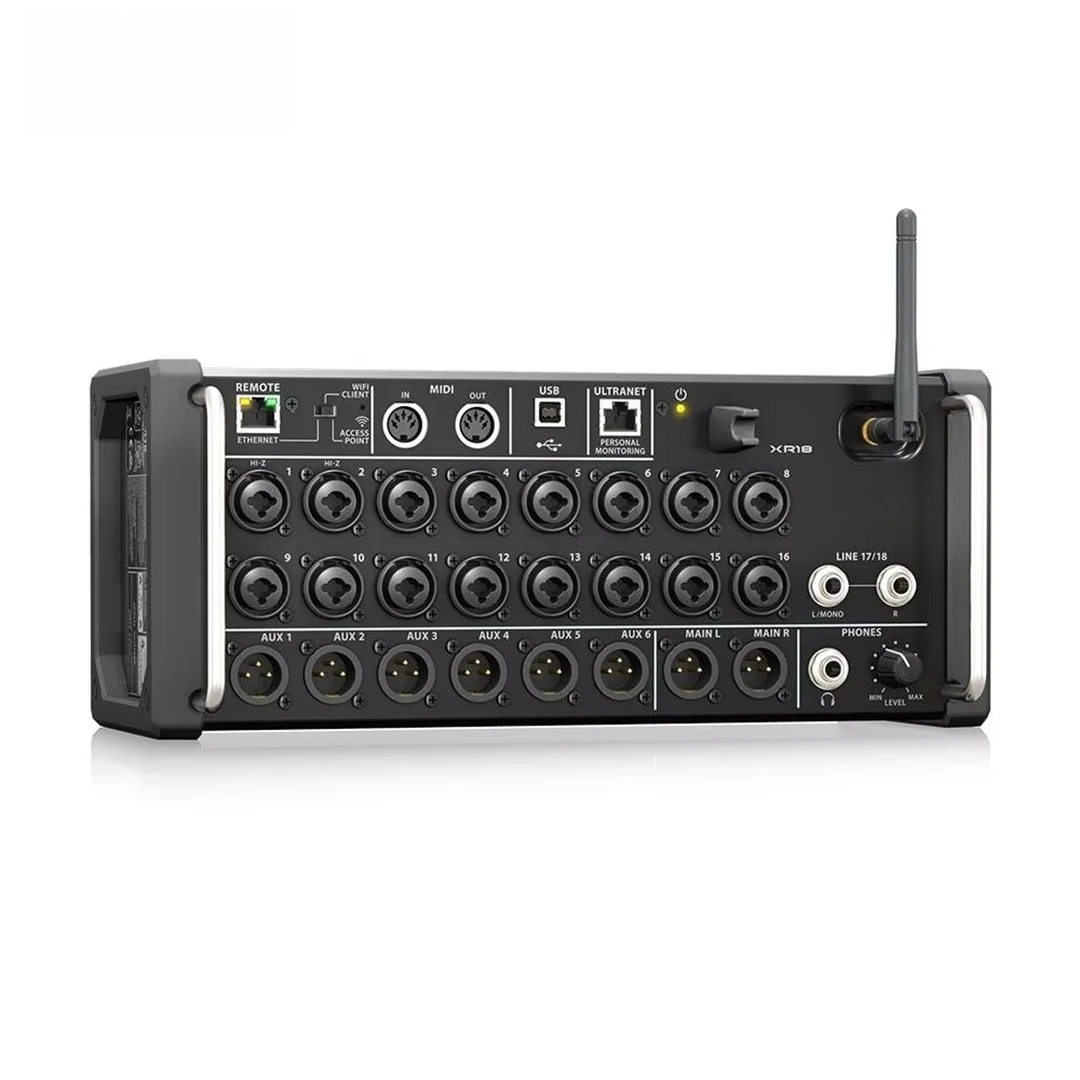 Rack Mount Professional Digital Mixer Built-in Wifi DSP Audio Mixer DJ Recording Studio with USB Recorder