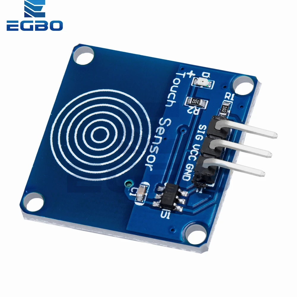 1~5PCS EGBO Digital Sensor TTP223B Module touch switch modules Capacitive Touch Switch for Arduin blue/We are the manufacturer