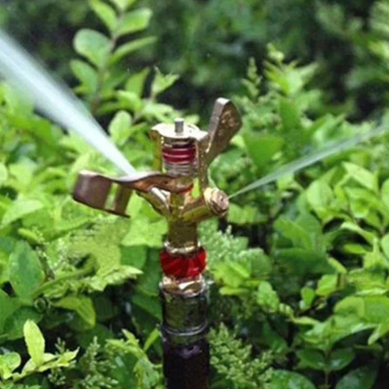 2026 1/2 Inch Double Zinc Alloy Connector 360 Degree Rotate Swing Arm Water Sprayer Garden Spray Nozzle Spray
