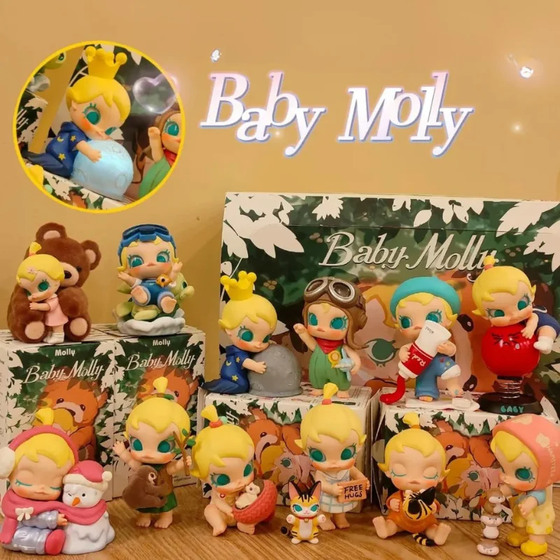 Neue authentische Baby Molly Blind Box Hug Exploration Series Vinylfigur, bezauberndes Sammlerstück und Überraschungsgeschenk für Enthusiasten