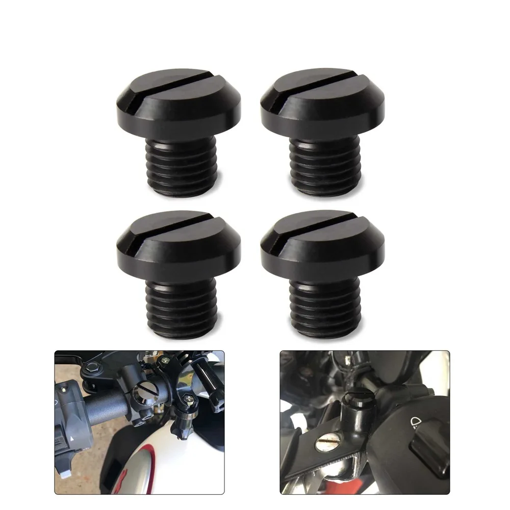 

14pcs Mototcycle Clockwise M10*1.25 Mirror Hole Plug Screw For KTM Suzuki Honda Yamaha Kawasaki Accessories Mirror Hole Screws