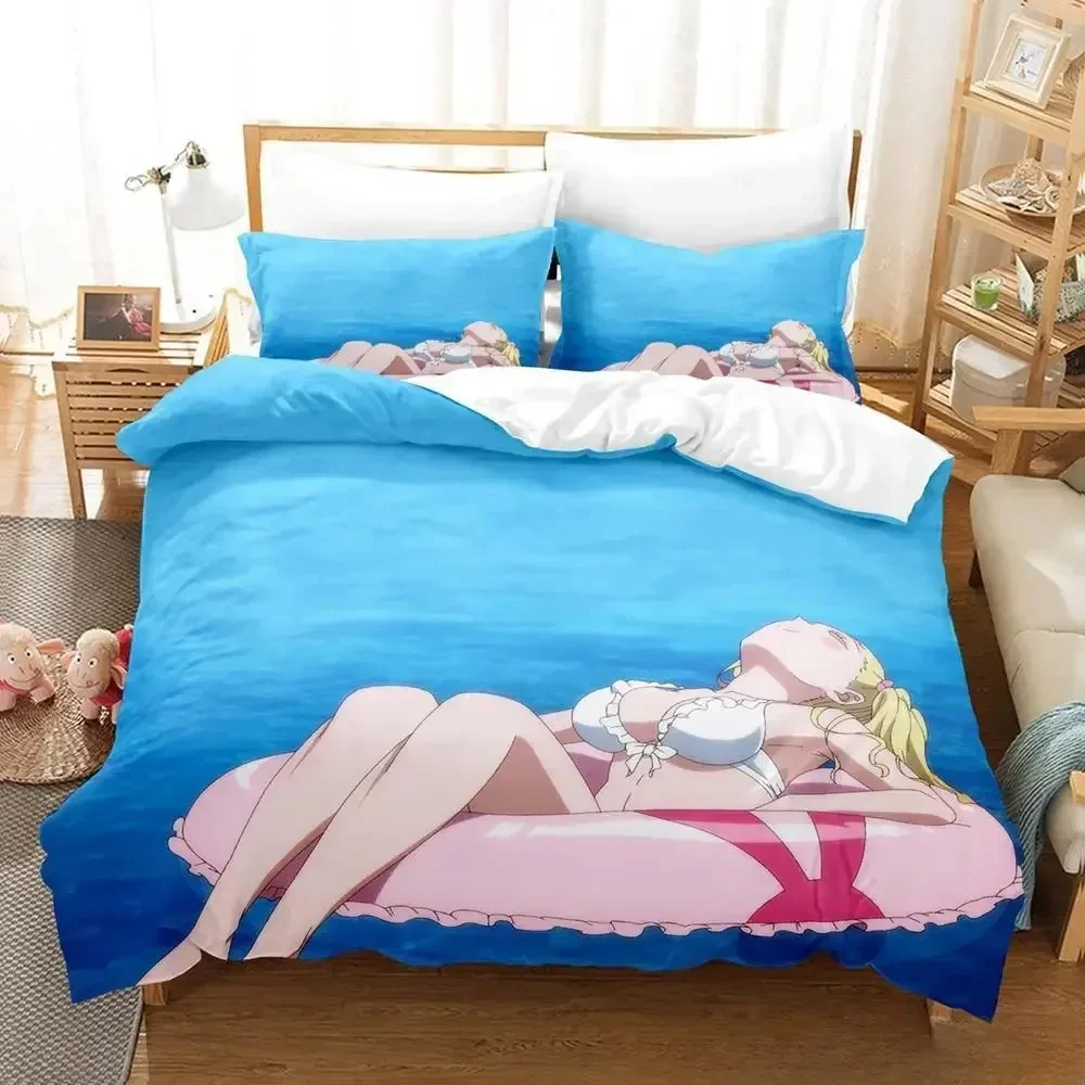 

2024 Bed Sheet Set Tomo-chan Is a Girl! Bedding Set Single Twin Full Queen King Size Bed Set Adult Kid Bedroom Duvet cover Sets