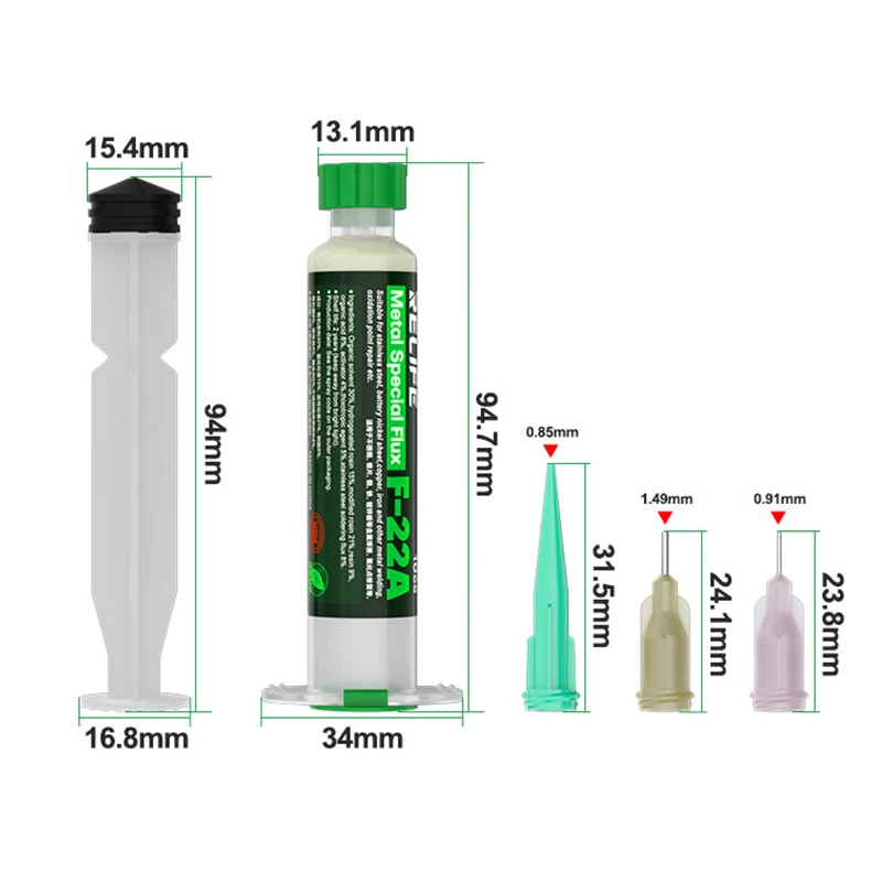 RELIFE F-22A Multipurpose Metal Special Solder Flux Strong Thermal Conductivity Environmentally Friendly Solder Flux