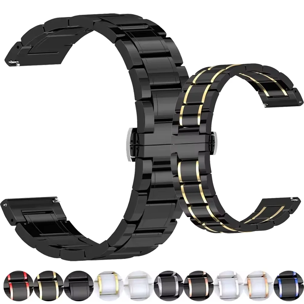 

Ceramic Metal Strap for Apple Watch Ultra 2 49MM 10 46MM 42MM Bracelet Wristband iWatch 9 8 7 45MM 40MM 6 5 4 SE 44MM 40MM Band