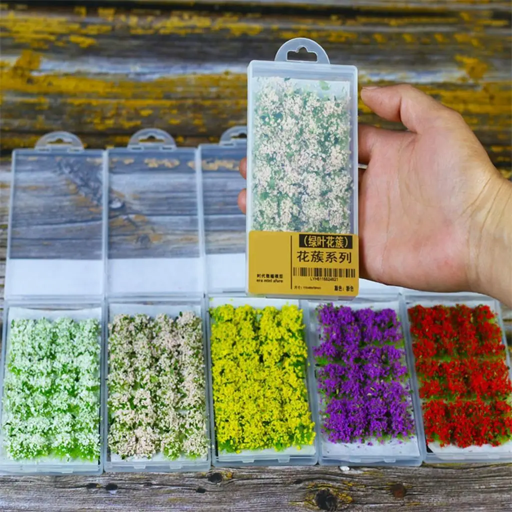 DIY miniatuur bloemen tuin bouwpakket micro landschap bladeren landschap accessoire voor modeltrein en poppenhuis