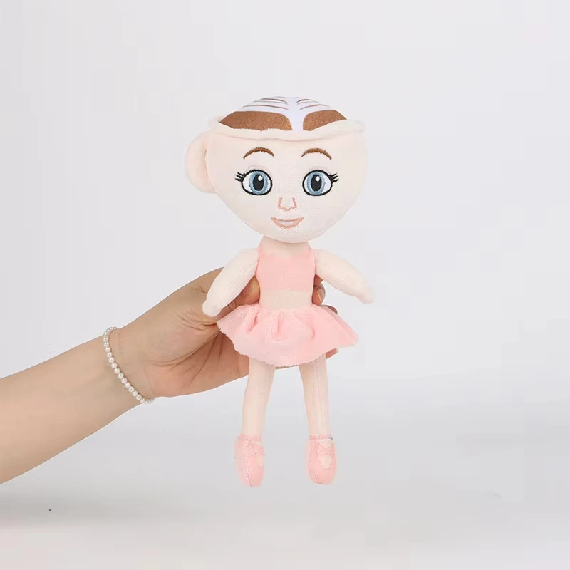 Pluszaki Tung Tung Tung Sahur, figurki z gier, lalki kawowe, włoskie baleriny, zabawki cappuccino, pluszowe wypchane lalki.