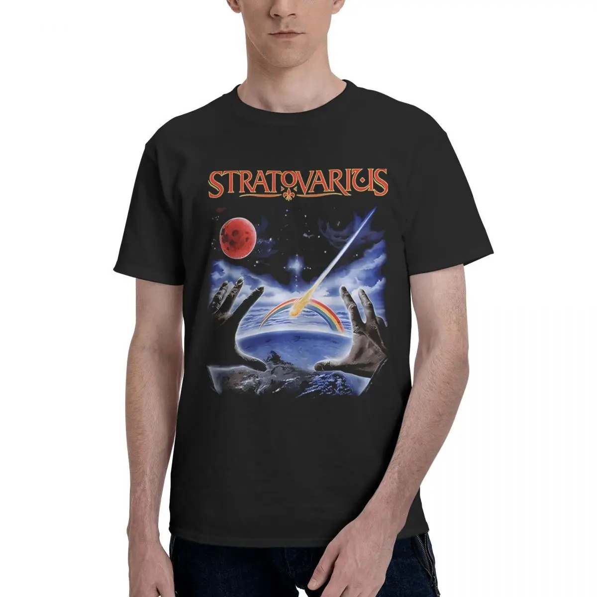 

Stratovarius Band 100% Cotton Casual Breathable Confortable Shirt New Gifts And T-Shirts Graphic Tee