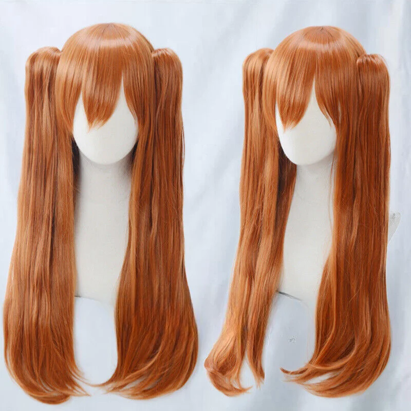 

Synthetic Orange Ponytail Cosplay Wig