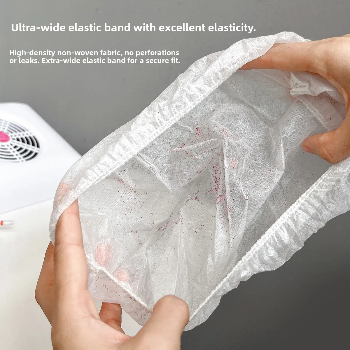 

Dustproof Embedded Nail Art Tool Bag Vacuum Cleaner Dust Collection Bag Tight Fit No Dust Leakage Elastic Plastic Storage Bag