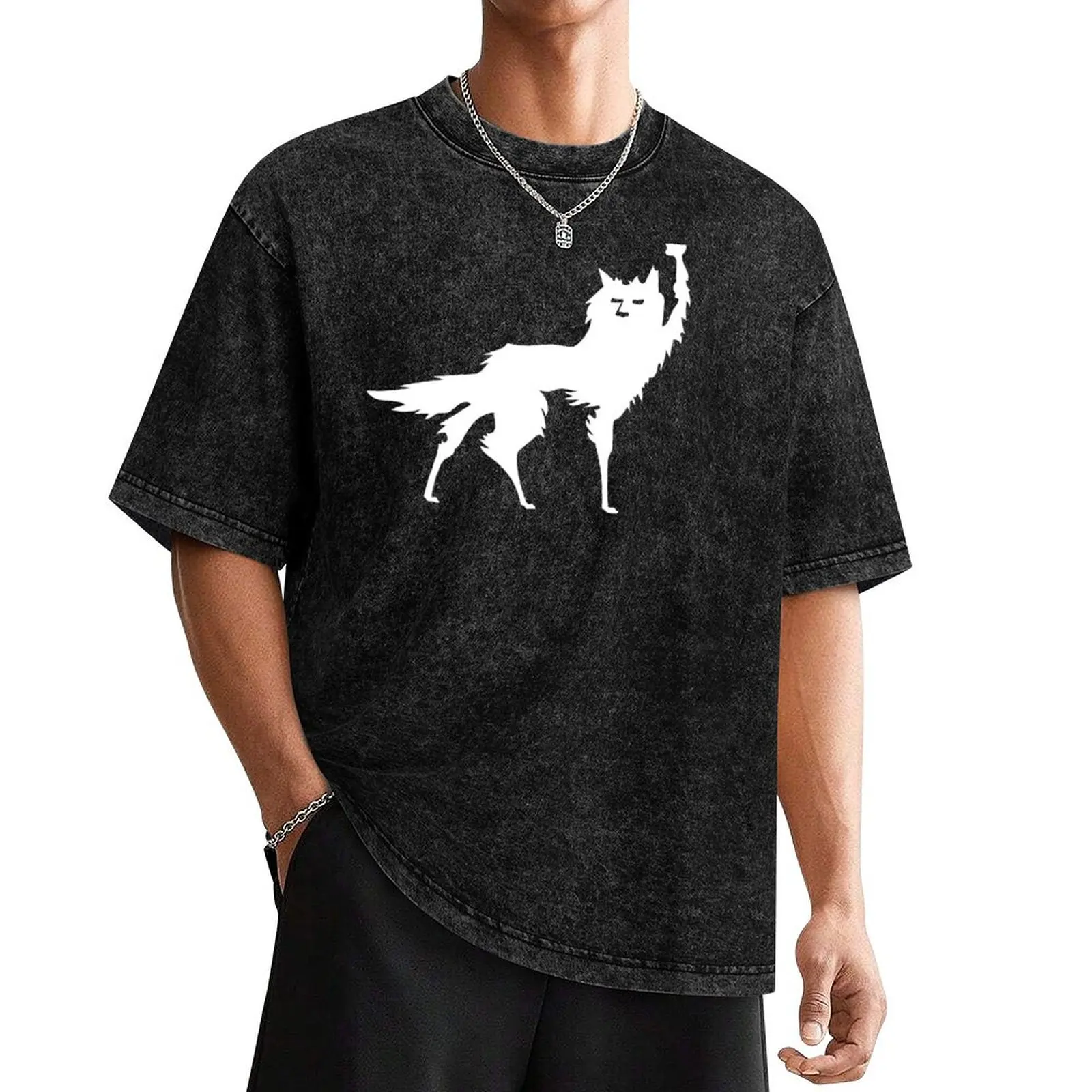 Fantastic Mr Fox - Wolf - Canis Lupus - Simple T-Shirt blacks custom t shirt anime clothes oversized t shirts for men