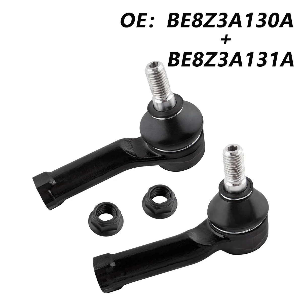 

PAIR Right/Left Outer Tie Rod End Kit FITS Fiesta 2011-2018, EcoSport 2018, ES800985 ES801173 BE8Z3A130A, BE8Z3A131A
