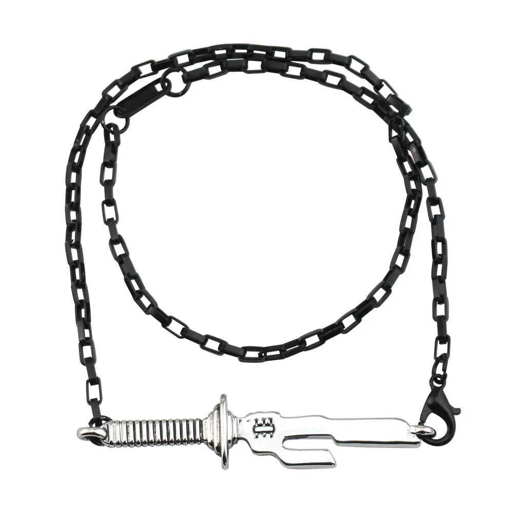 Anime Jujutsu Kaisen Fushiguro Toji Cosplay Bracelet Unisex Sword Spear of Tianri Knife Pendant Choker Jewelry Accessories Gifts