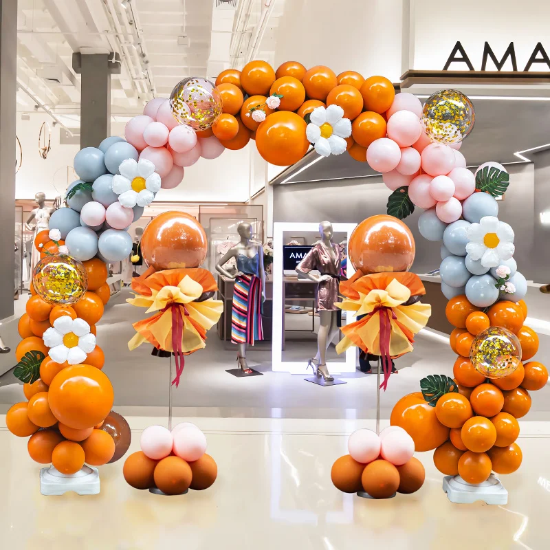 Store pillar bracket anniversary celebration event atmosphere decoration