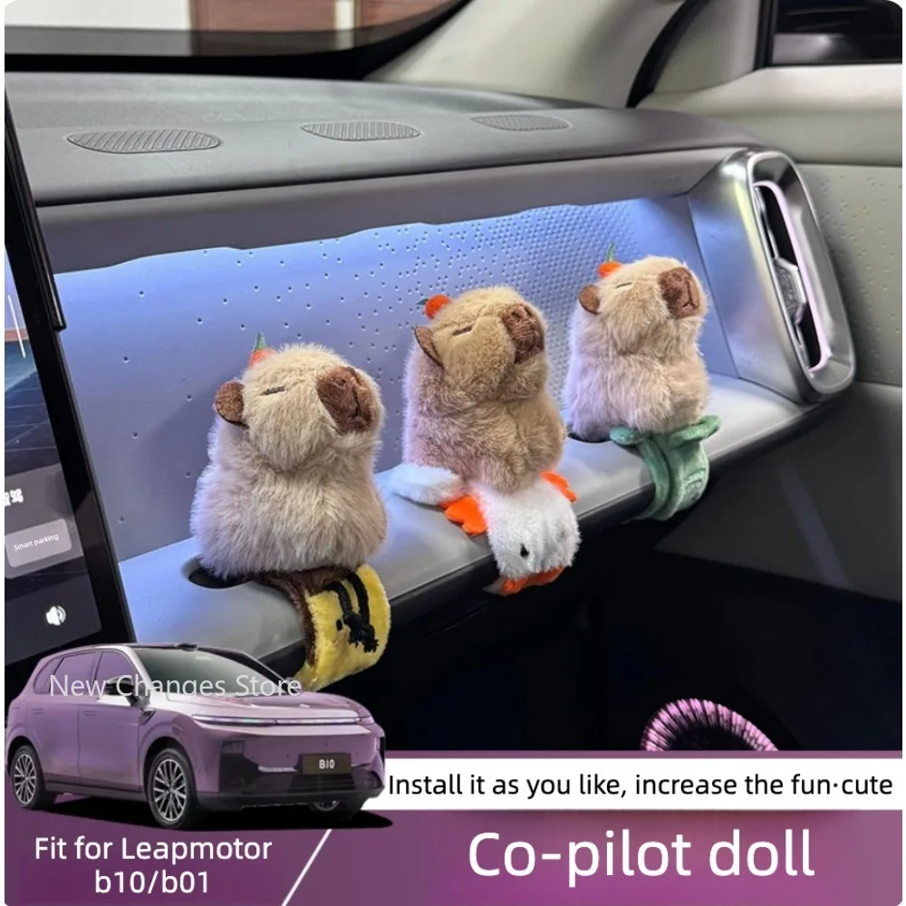 

For Leapmotor B10 2025+ B01 2025+ Car co pilot creative doll expansion position personalized doll decoration DIY Parts
