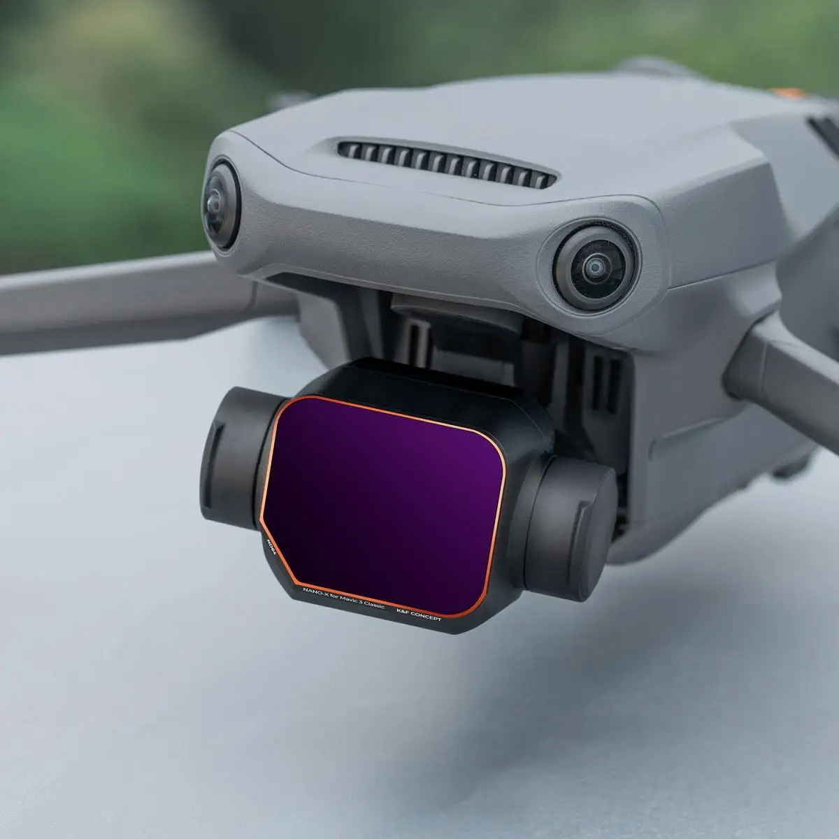 K & F Concept 4 шт. набор фильтров (ND8 + ND16 + ND32 + ND64) для DJI Mavic 3 Classic с 28 слоями нанопокрытия с зеленой пленкой против царапин
